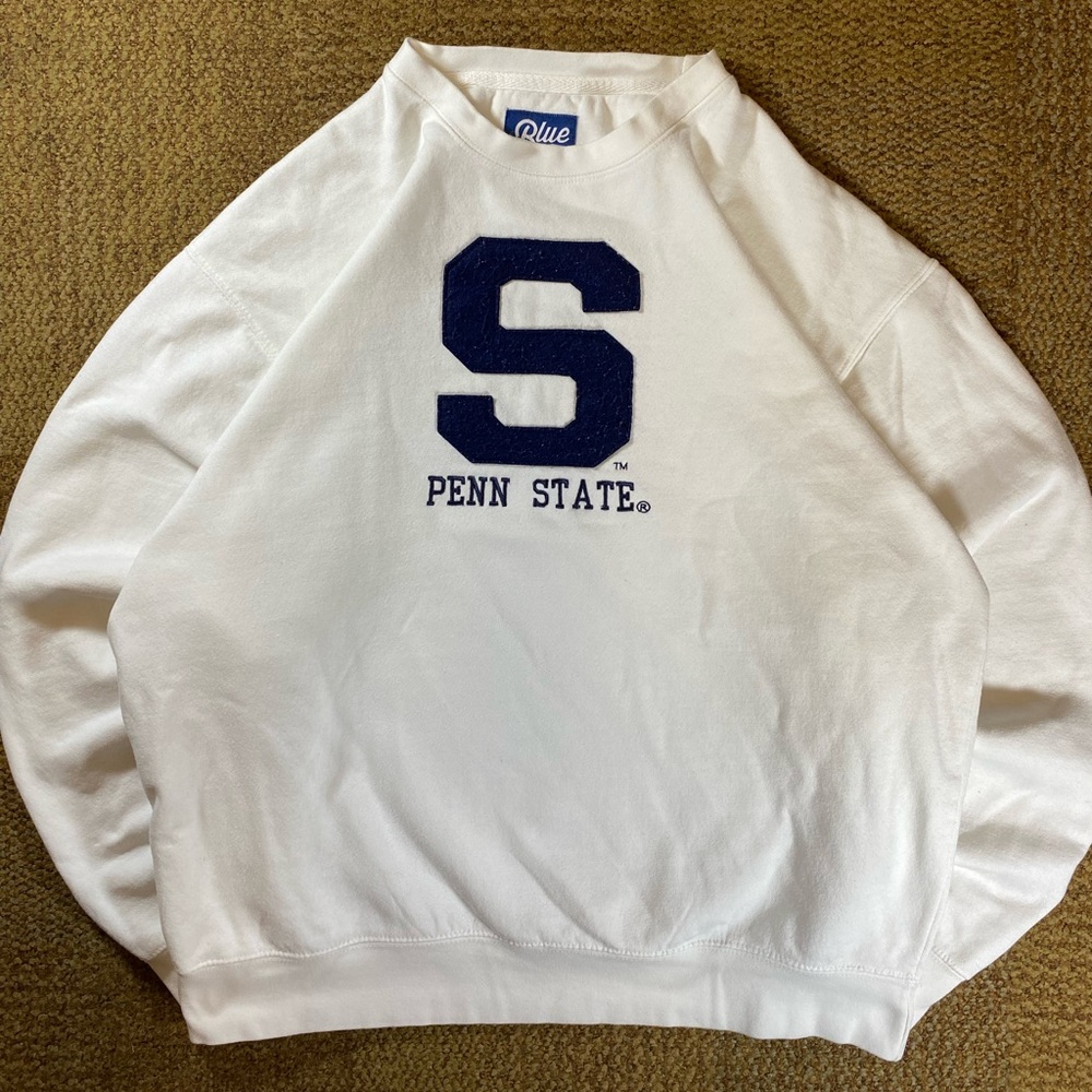 Vintage Penn State white crewneck sweatshirt